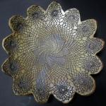 Nana's Doiley by Linda Saladino in Ceramics 