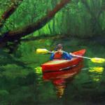 Cedar Creek Canopy by Paul Hartelius in Gouache