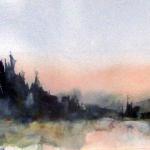 Morning Peace by Richard VanTieghem in Watercolor