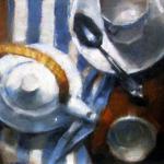 Birds Eye Blue by Nadine Yura in Oil 